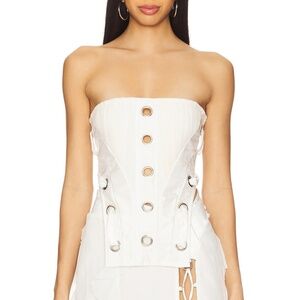 AMOR MIA Prey Corset in White